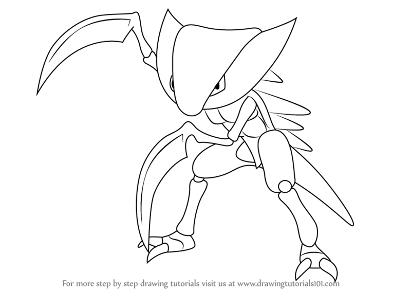 800x566 Learn How To Draw Kabutops From Pokemon (Pokemon) Step By Step