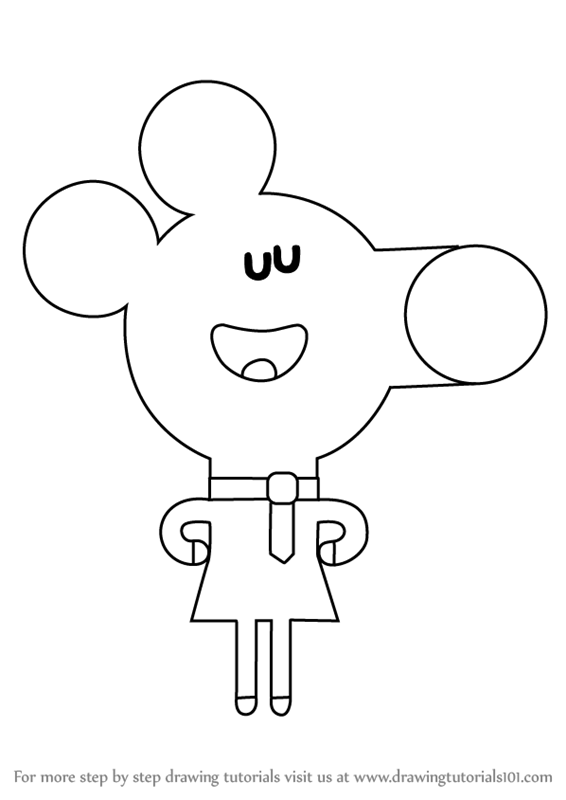 566x800 Learn How To Draw Norrie From Hey Duggee (Hey Duggee) Step By Step