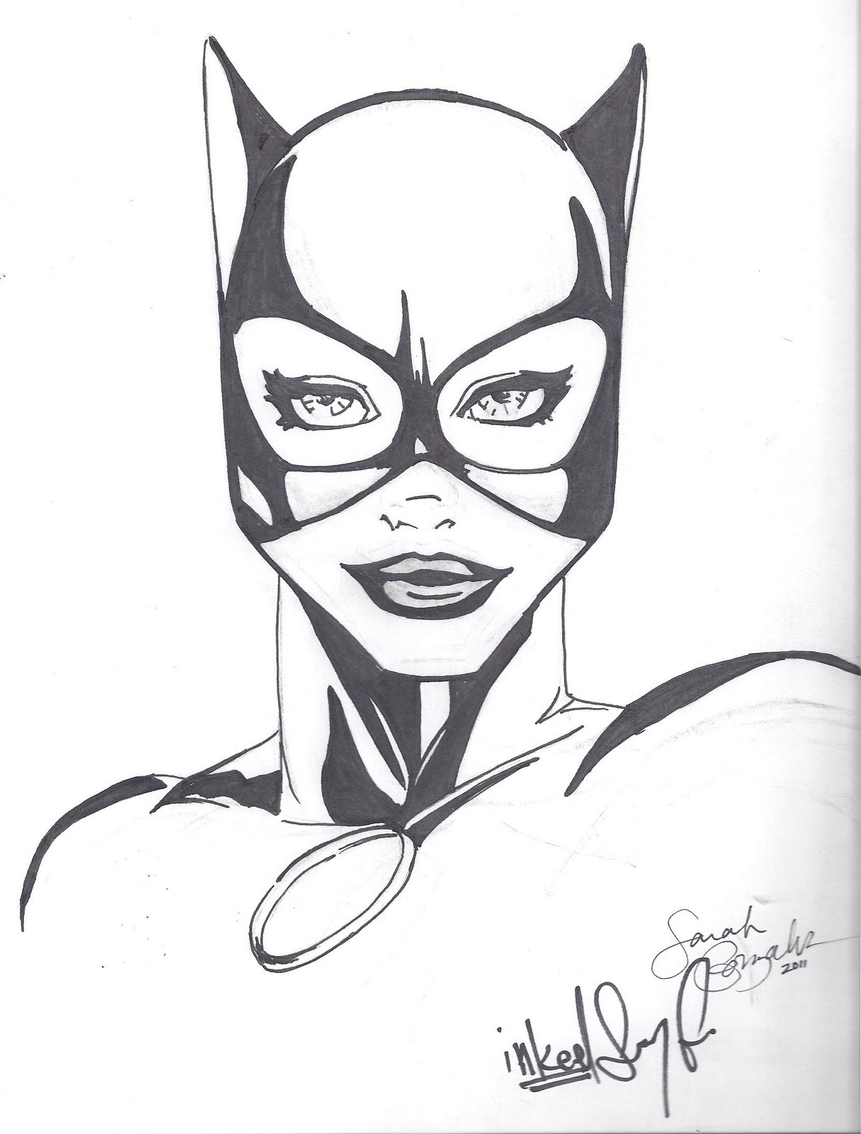 1215x1600 Catwoman Sammyg Art