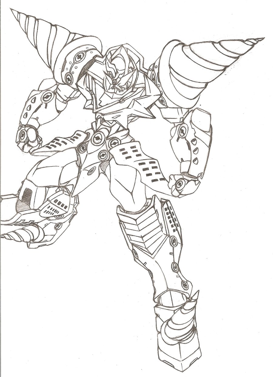 900x1243 Super Galaxy Gurren Lagann By Trevor Hobostein