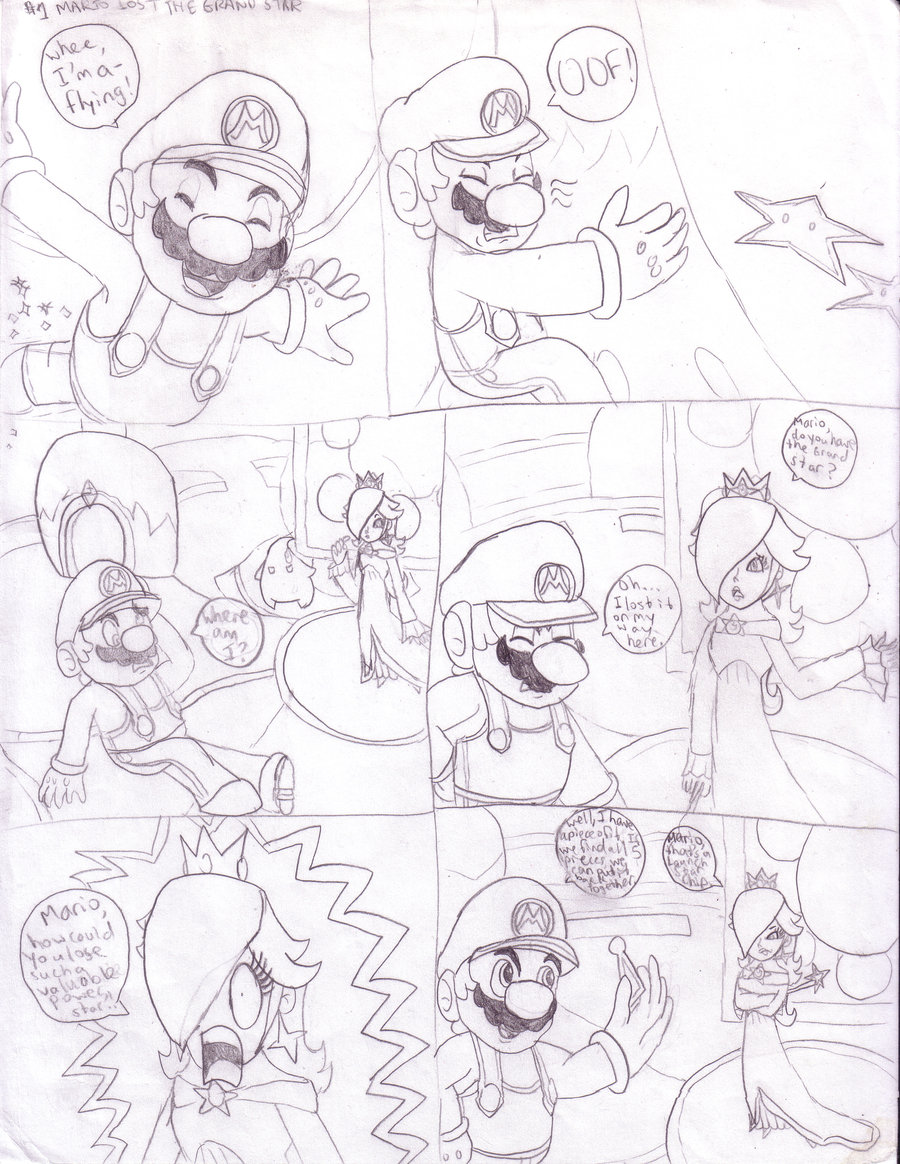 900x1164 Super Mario Galaxy Comic 1 By Starwolf597