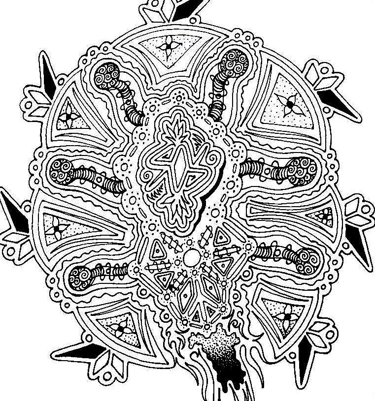 761x815 Galaxy Drawing By Andrew Padula