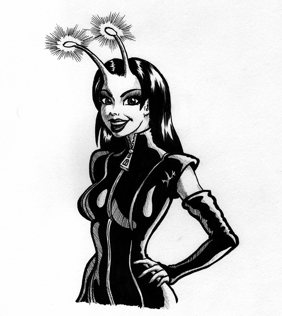 962x1080 Mantis From Guardians Of The Galaxy Movie. By Araloguz