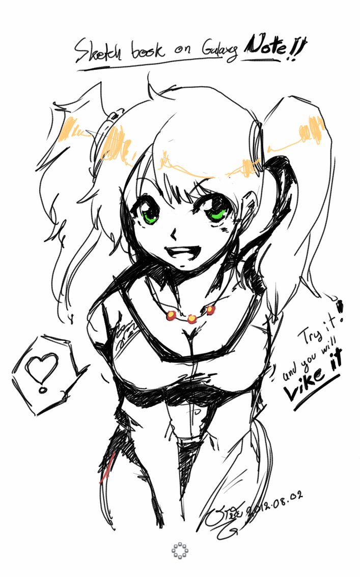 707x1131 Samsung Galaxy Note Drawing Sketchbook 01 By Charochai