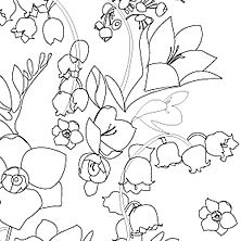 222x222 Blue Leaves Wallpaper My Galaxy Note 2 Drawings