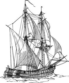 Galleon Drawing at GetDrawings | Free download