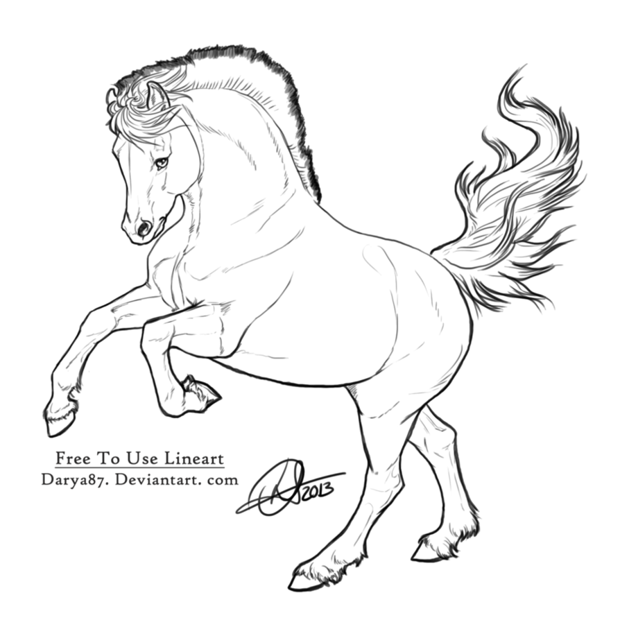 894x894 Free Lineart