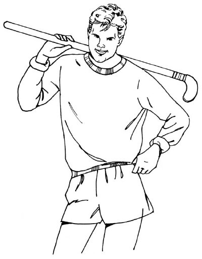 400x512 How To Draw Hockey Players In 5 Steps Howstuffworks