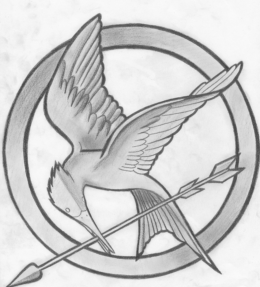 849x937 The Hunger Games Symbol By Findmeinthevalley