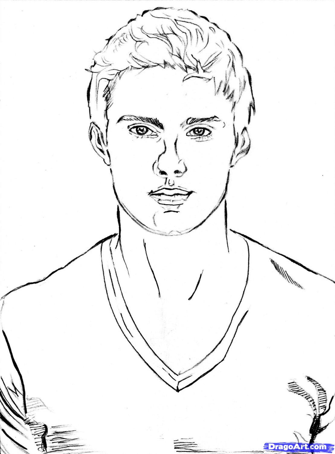 1109x1500 How To Draw A Boy Colouring Pages