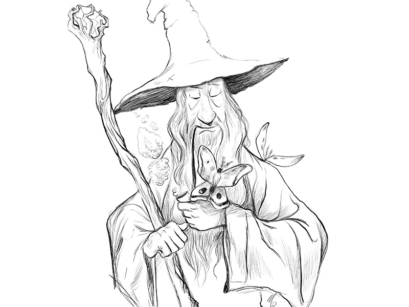 800x600 Gandalf The Grey By Dave Mottram