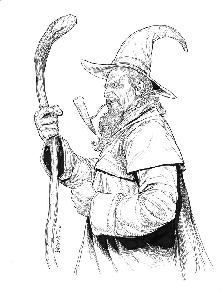 Gandalf Drawing at GetDrawings | Free download