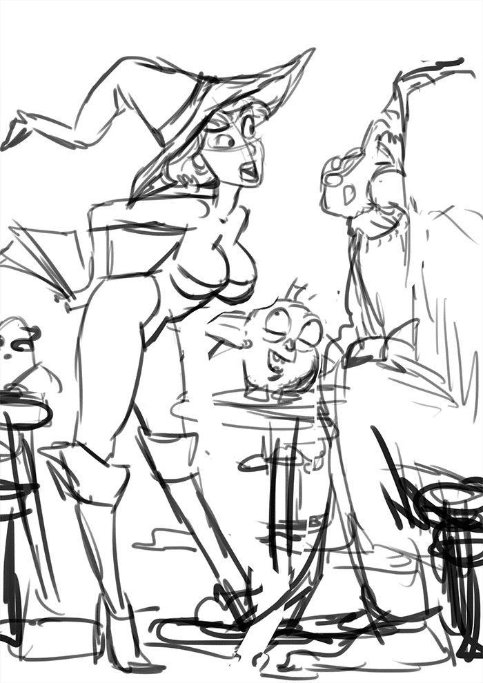 700x990 Let's Animate Gandalf Amp Yoda Sketch