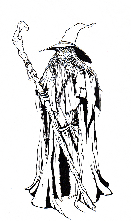 Gandalf Drawing at GetDrawings | Free download