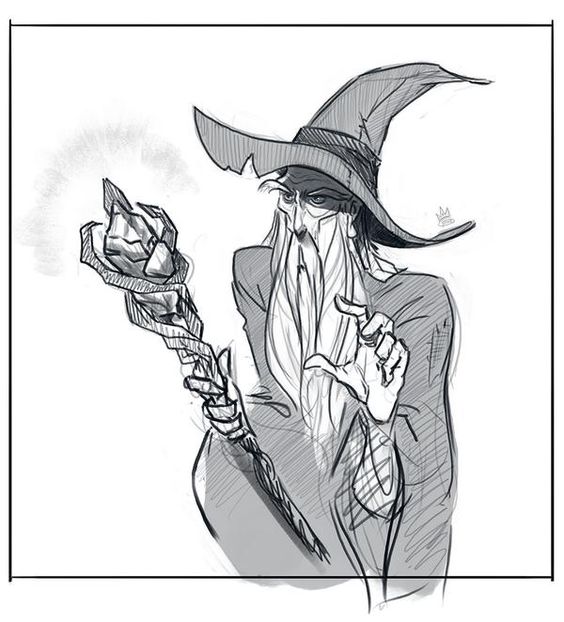 564x622 Candice Prince On Gandalf, Sketches And Illustrations