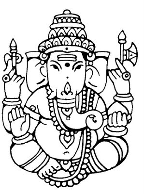 298x400 Free Ganesh Clipart Hindu Bride Ganesh, Patterns
