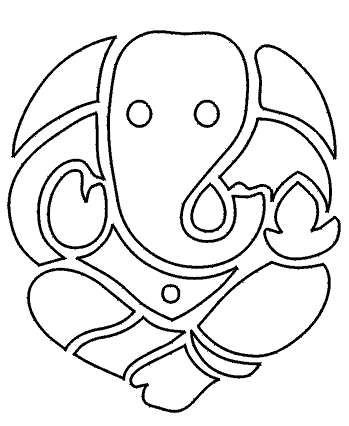 349x426 Simple Images Of Lord Ganesh