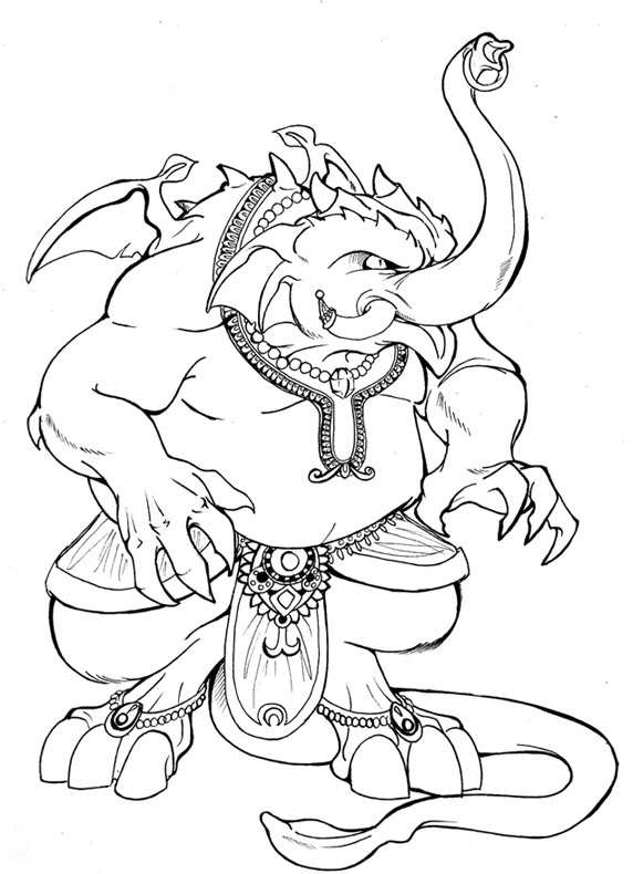 572x790 Ganesh By Kozispoon