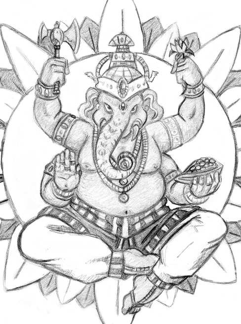488x655 Ganesha By Jrthemonsterboy