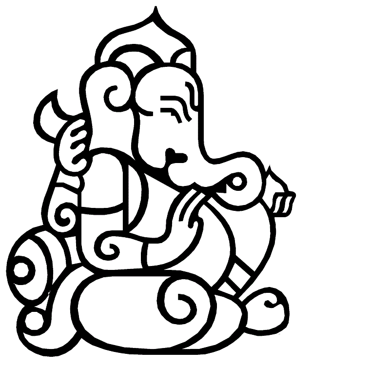 800x797 Colours Drawing Wallpaper Lord Ganesha Colour Drawing Hd Wallpaper