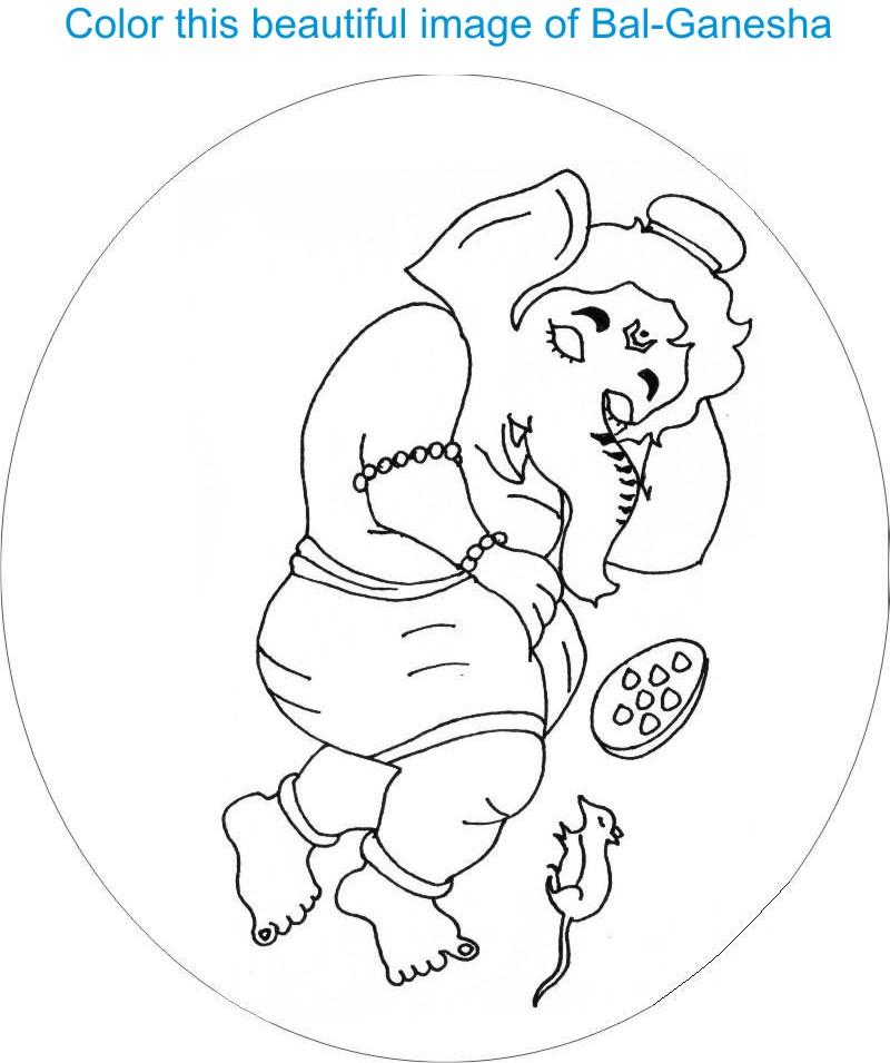 800x955 Ganesh Chaturthi Coloring Pages Of Lord Ganesha