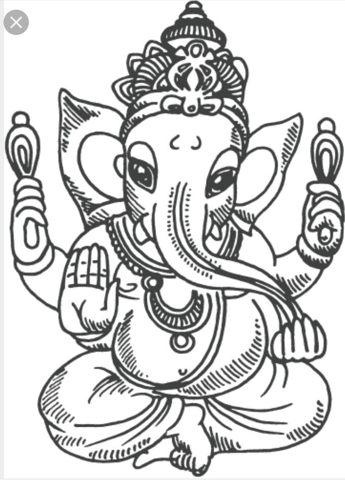 Ganesha Images For Drawing at GetDrawings | Free download