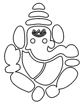 343x426 Ganpati Sketch