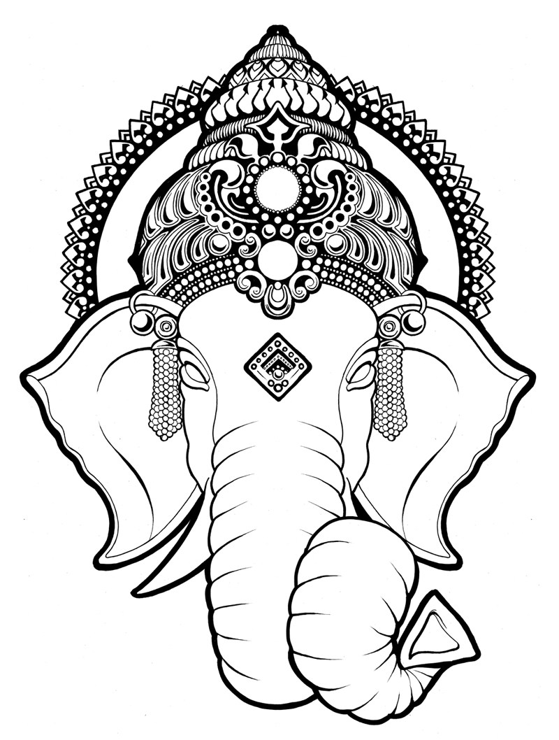 Ganesha Svg Lord Ganesha Svg Ganpati Svg Elephant God Svg Etsy | My XXX ...