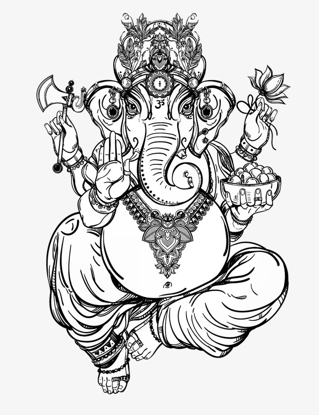 650x845 Ganesha Vector Illustration, Lord Buddha, Buddha, Religion Png