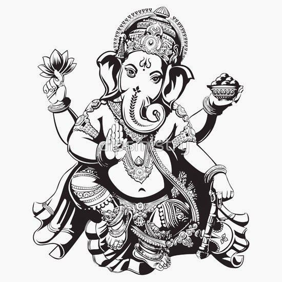 Ganesha Line Drawing at GetDrawings | Free download