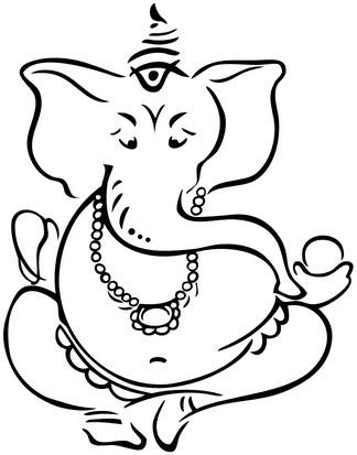 Ganesha Simple Drawing at GetDrawings | Free download