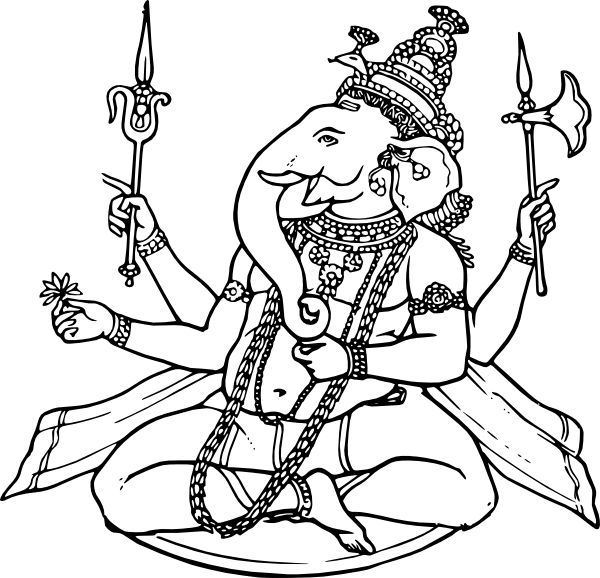 600x578 God Vinayagar Clipart