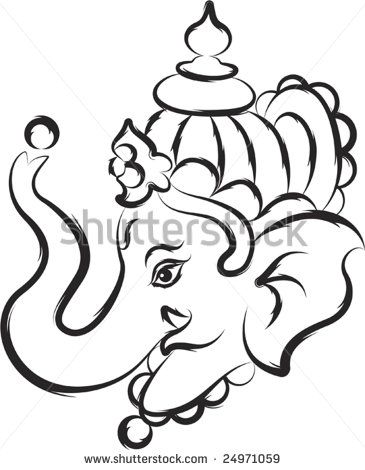 365x470 Ideas Simple Ganesha Drawing On Goodyears18.download