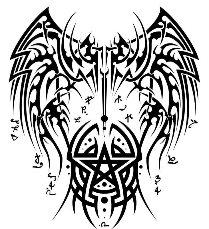 732x800 Ganesha N Pink Lotus Tattoo Design