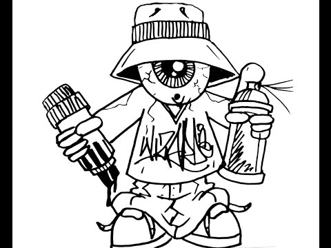 480x360 Cool Easy Graffiti Drawings Of Spray Cans Graffiti Art, Monster