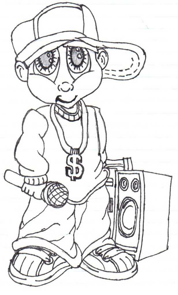 617x1023 Gangsta Cartoon Drawings