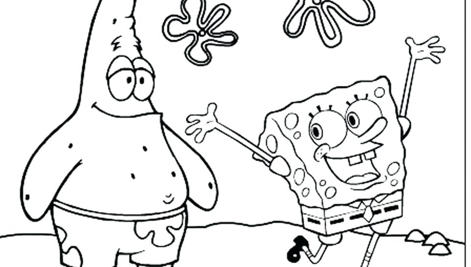 960x544 Gangster Spongebob Coloring Pages Coloring Page Free Printable