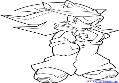 476x333 Gangsta Cartoon Coloring Pages Page Image Clipart Images