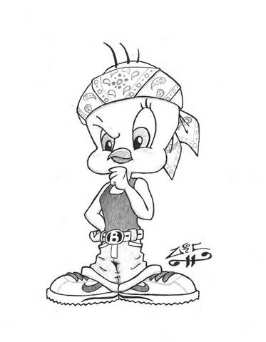 373x480 Ghetto Mickey Mouse Coloring Pages