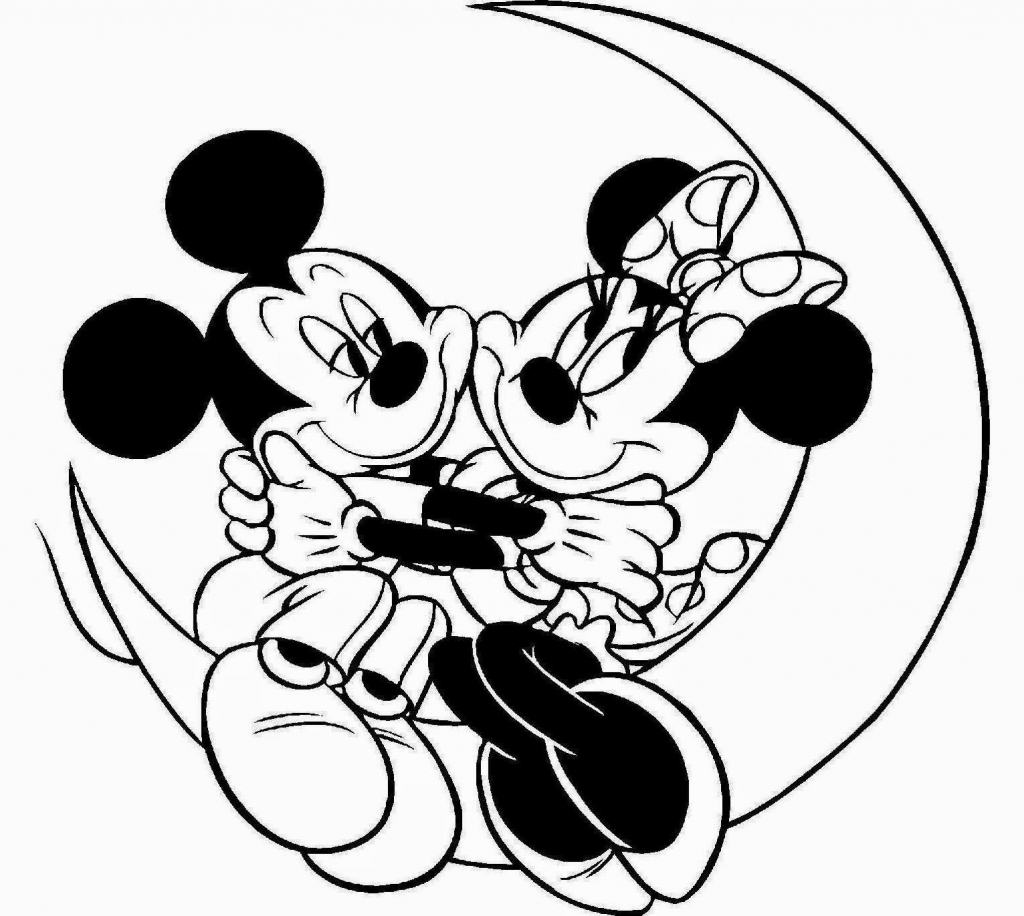 1024x916 Simple Minnie Mouse Drawing Simple Drawing Of Mickey Mouse