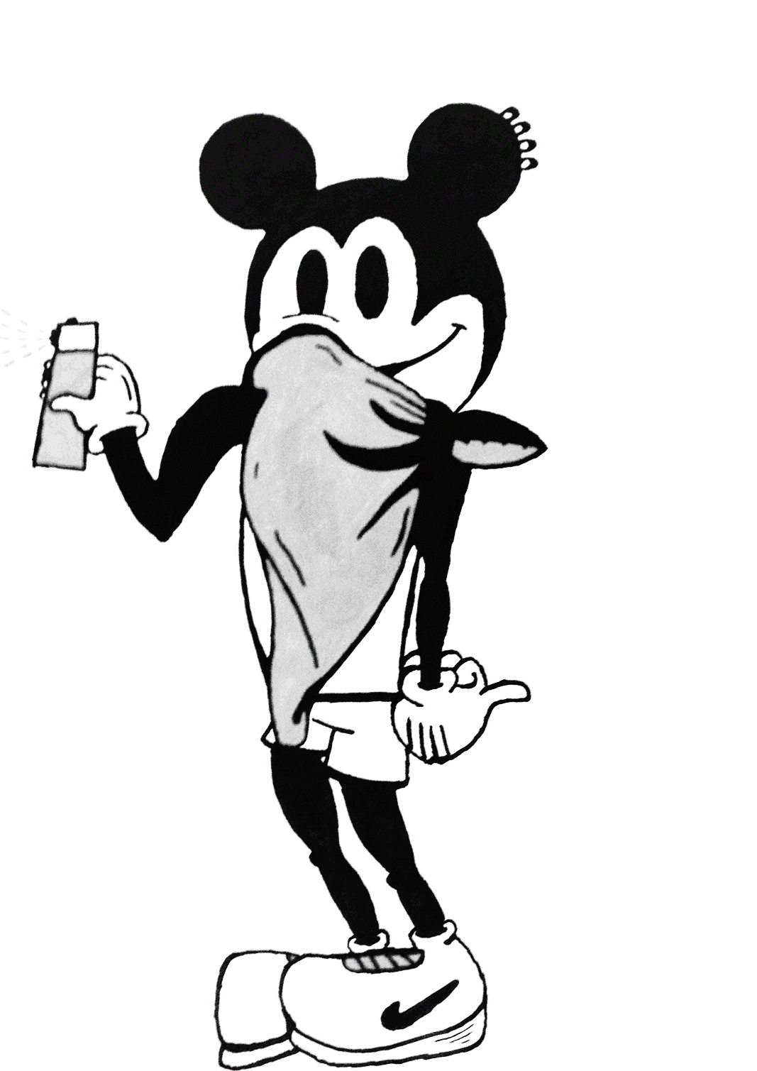 Gangster Mickey Mouse Drawing at GetDrawings | Free download