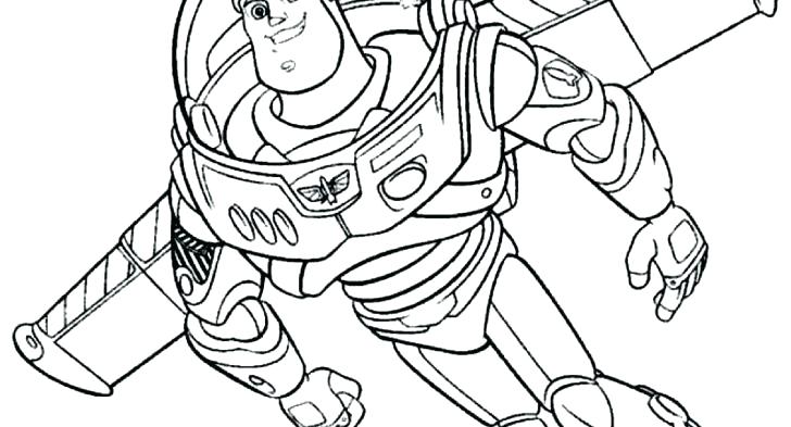 728x393 Buzz Coloring Pages