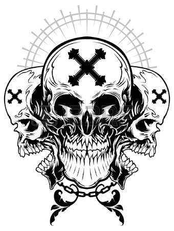 340x450 Skull Gangster Illustration Royalty Free Cliparts, Vectors,