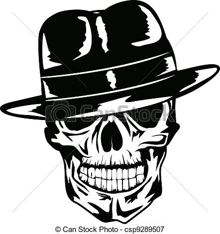 Gangster Skull Drawing at GetDrawings | Free download