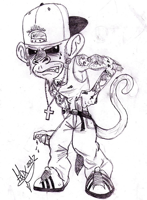 599x815 Photos Gangsta Cartoons Drawings,