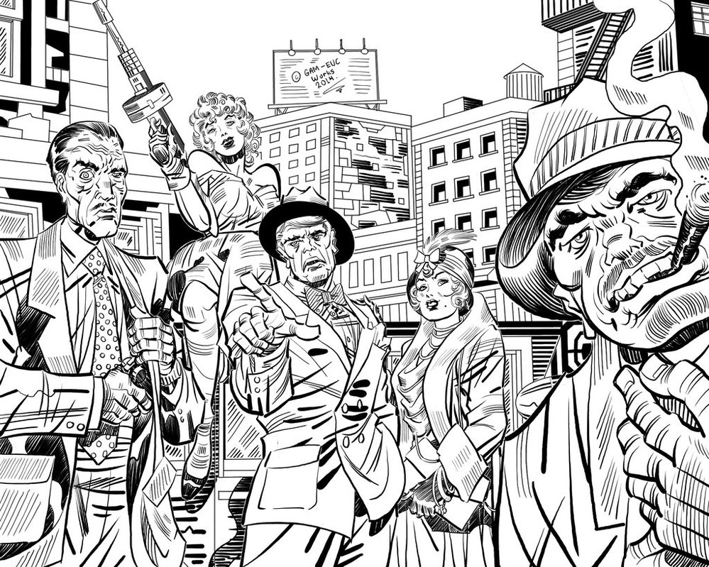 Gangsters Drawing at GetDrawings | Free download