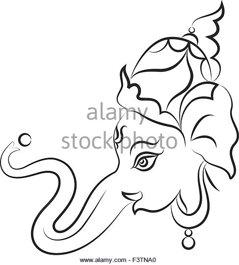 487x540 Ganpati Black And White Stock Photos Amp Images