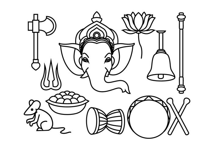700x490 Free Ganpati Vector