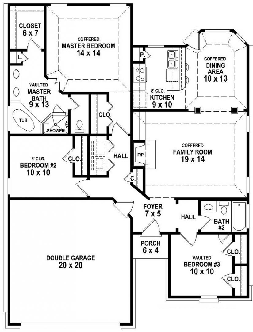 825x1083 Home Architecture Floor Plan For A Small House Sf With Bedrooms