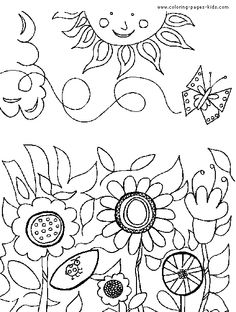 236x312 Flower Garden Drawing For Kids Decorating Clear